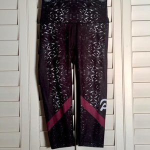 Black Lacey Exercise Leggings